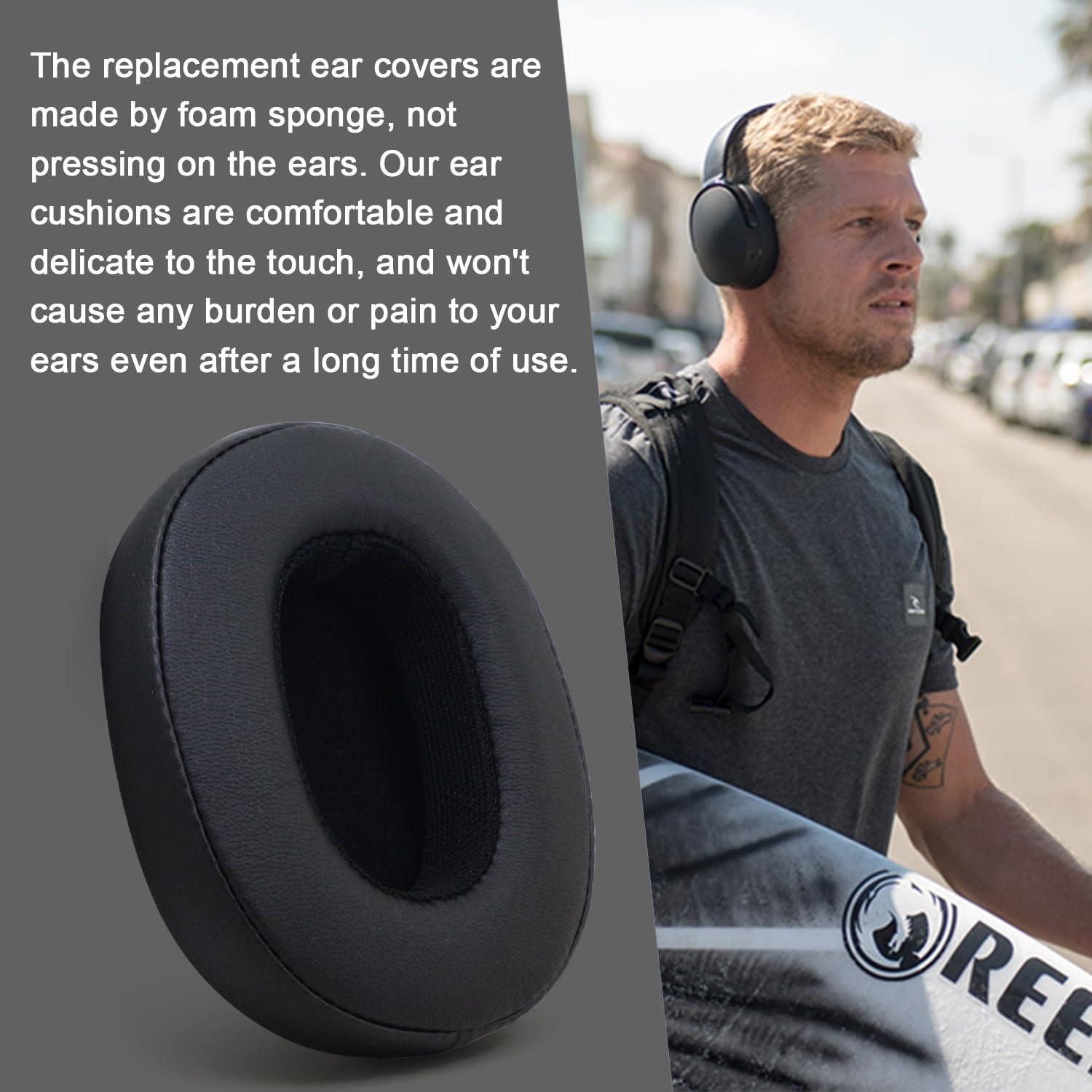 Niukeke Replacement Ear Pads for Skullcandy Crusher Wireless/Evo/ANC Hesh 3/EVO/ANC, Headphones Earpad Cushions, Headset Ear Covers Also Fit Skullcandy Venue Wireless Headphones