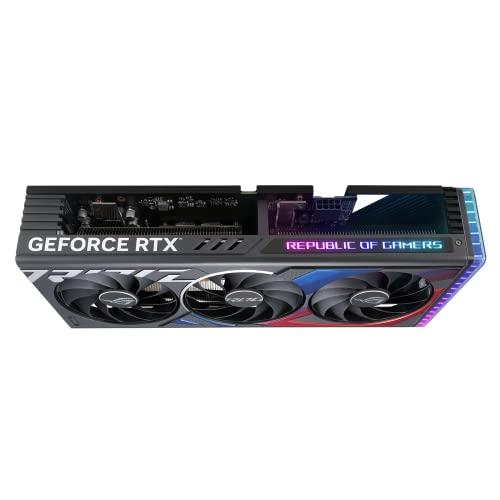 ASUS ASUS ROG Strix GeForce RTX 4060 OC Edition Gaming Graphics Card (PCIe 4.0, 8GB GDDR6, DLSS 3, HDMI 2.1a, DisplayPort 1.4a, Axial-tech Fan Design, Aura Sync, 0dB Technology)