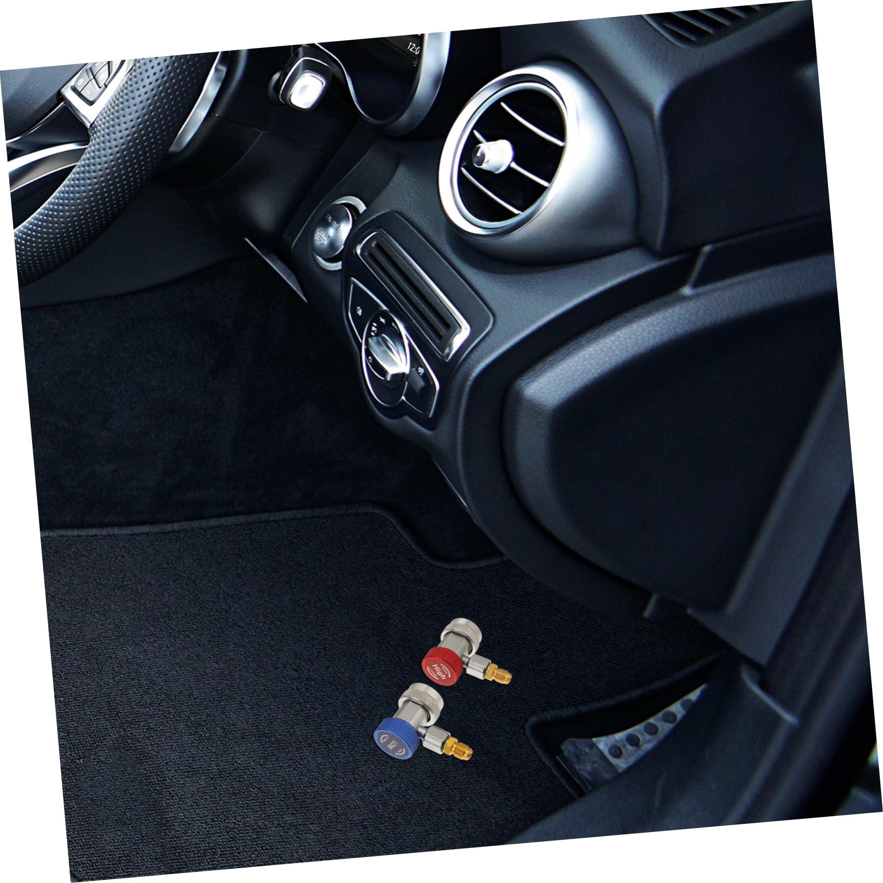 DirectNine Basics DirectNine Basics R134a Quick Connector R134a Refrigerant R134a Ac Hose Adapter Car Kit Hose Fittings and Car Assessorories Charging Adapter Car Assesories Gauge Kit Tank High and Low Pressure R12, Medium