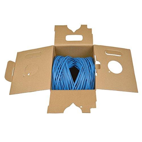 Tripp Lite Tripp Lite 1000ft Cat5 / Cat5e Bulk Cable, Solid CMP Plenum PVC, Blue 1000' (N024-01K-BL)
