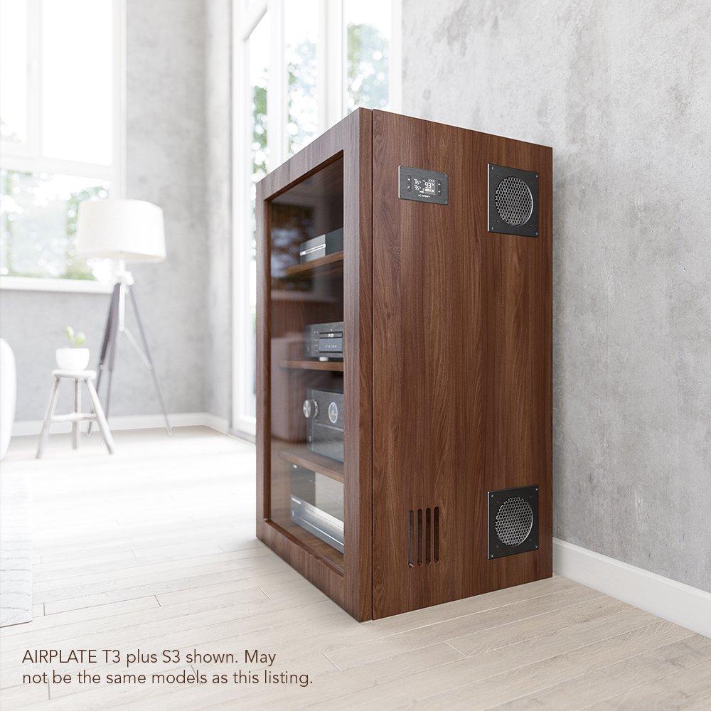 AC Infinity AC Infinity AIRPLATE T8, Quiet Cooling Dual-Fan System 6" with Thermostat Control, for Home Theater AV Cabinets