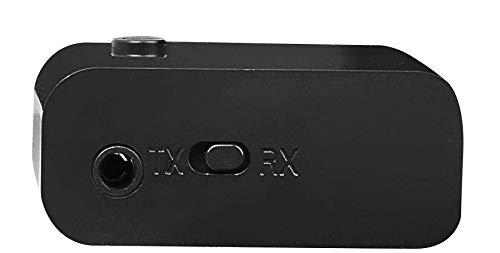 Jensen Jensen Portable Wireless Audio Transmitter & Receiver Compatible with TV, Sound System, Car & Nintendo Switch, Bluetooth Connectivity, 32-Foot Range, 13 Hours of Playback