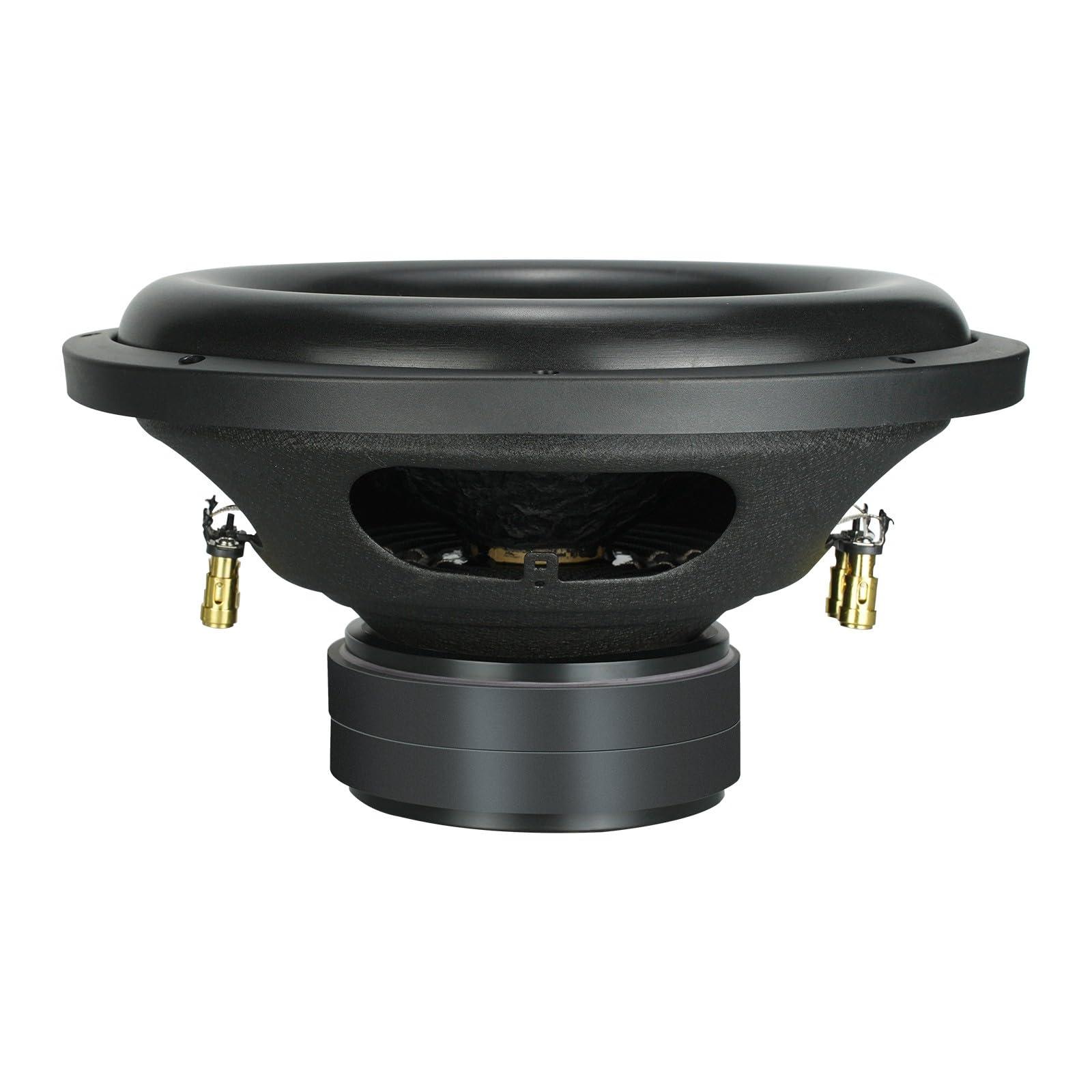 Seventour Seventour 12 inch 1200 Watt Max Power Car Audio Dual 4 Ohm Shallow Mount Car Subwoofer (12\" - Dual 4 Ohm)