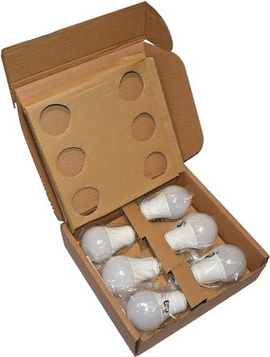 Amazon Basics Amazon Basics A19 LED Light Bulb, 60 Watt Equivalent, Energy Efficient 12W, E26 Standard Base, Soft White 2700K, Dimmable, 10,000 Hour Lifetime , 6-Pack