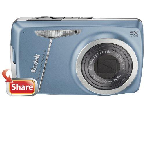 KODAK Kodak Easyshare M550 12 MP Digital Camera with 5x Wide Angle Optical Zoom and 2.7-Inch LCD (Blue)