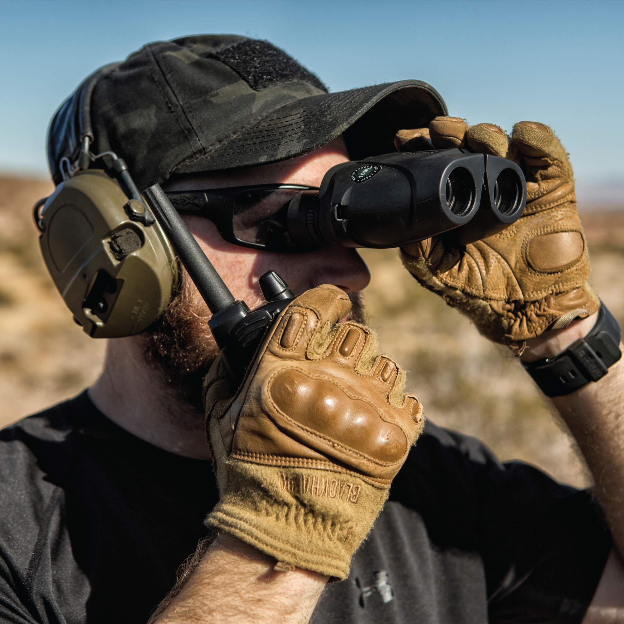 Midland Midland GXT1000VP4 50 Channel GMRS Two-Way Radio - Up to 36 Mile Range Walkie Talkie - Black/Silver (Pack of 6)