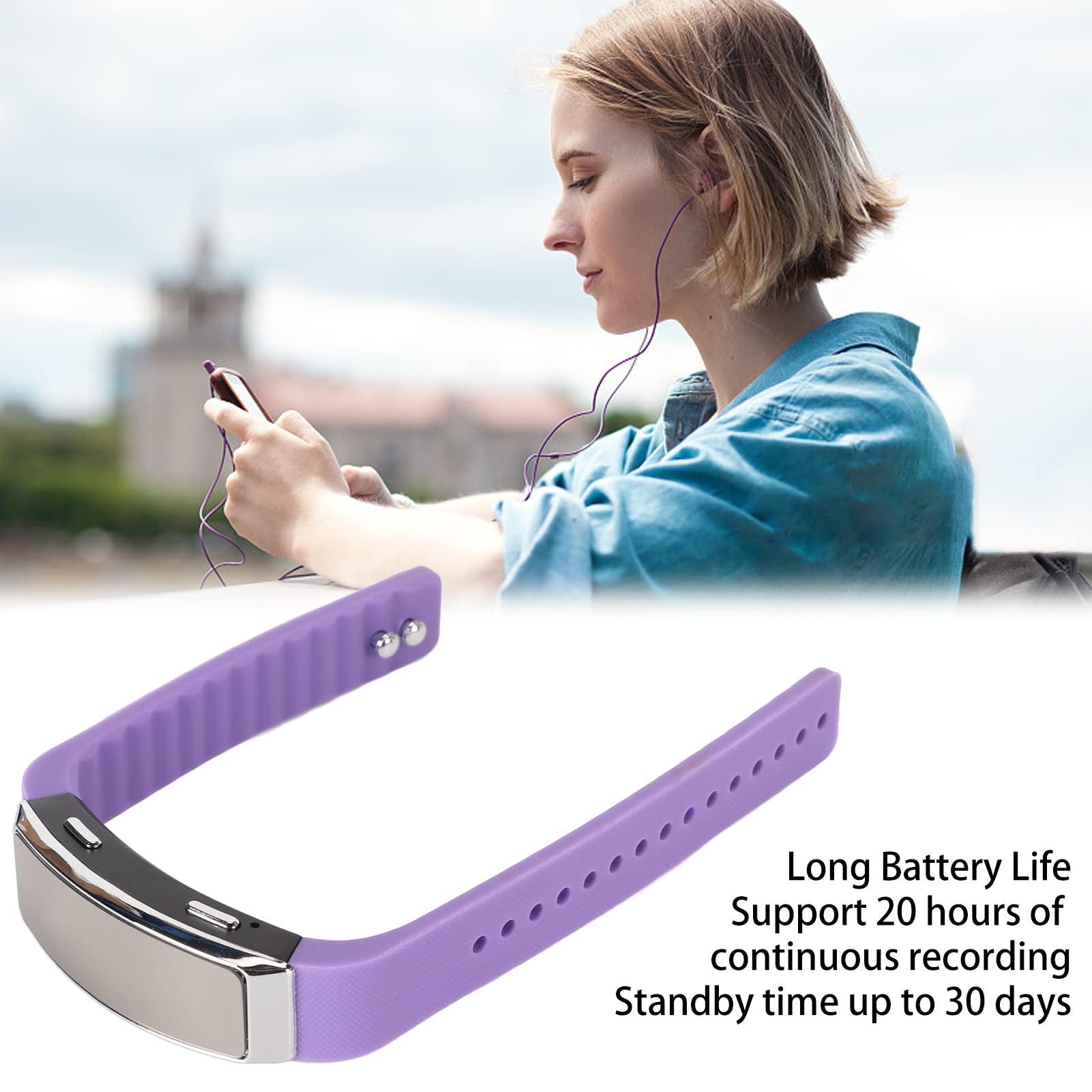 FOTABPYTI Recorder Watch, Voice Activated Bracelet Sound Recorder HD Noise Reduction for Interview (32gb)