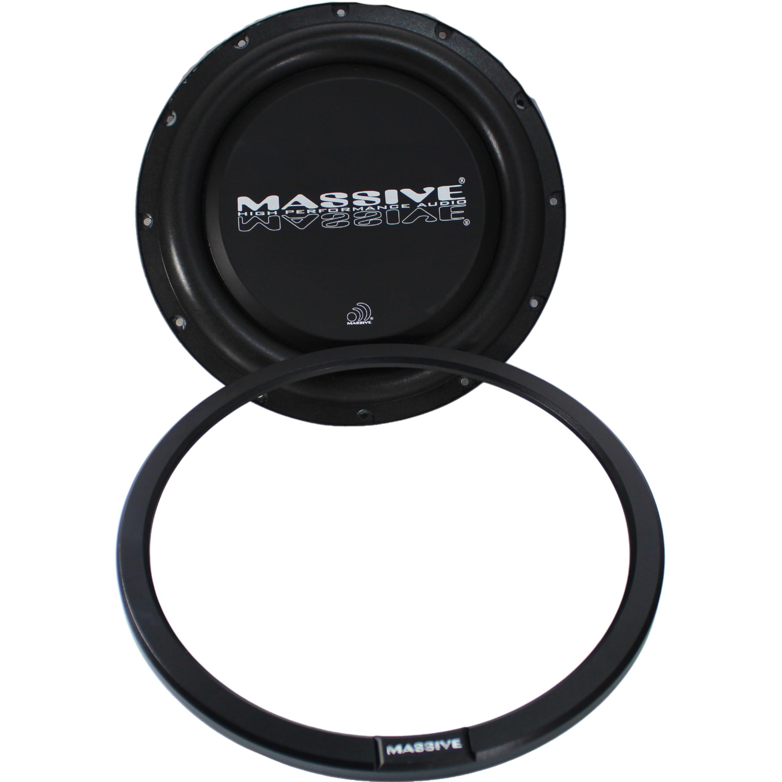 Massive Audio Massive Audio 12" 300W RMS 4-Ohm DVC Shallow Subwoofer UFO Series / UFO12V2