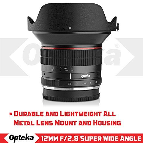 Opteka Opteka 12mm f/2.8 HD MC Manual Focus Wide Angle Lens for Panasonic Micro 4/3 Mount Digital Cameras