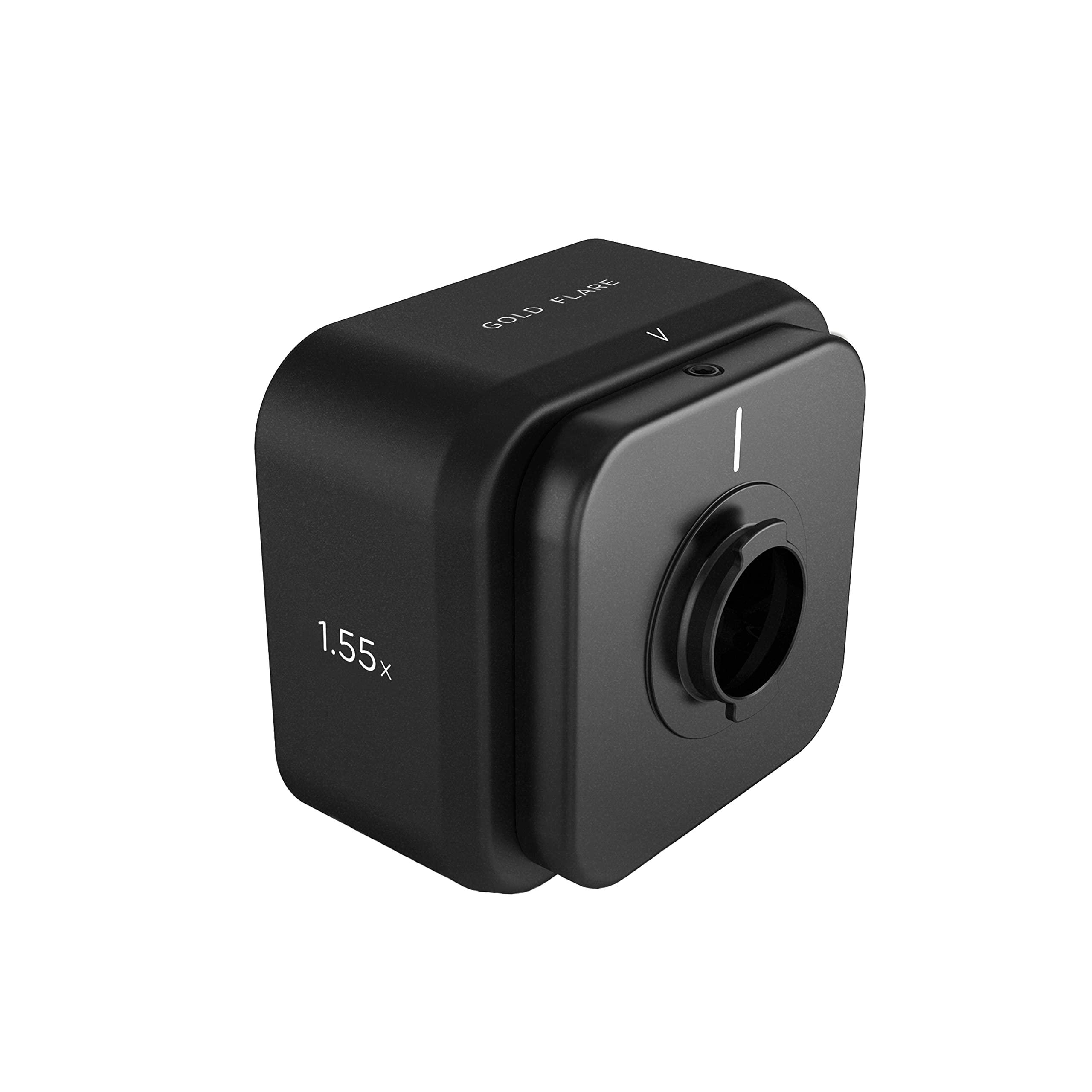 Moment Moment 1.55x Anamorphic Mobile Lens Capture True Cinematic Aspect Ratio, Gold or Blue Flare [Gold Flare, M-Series]