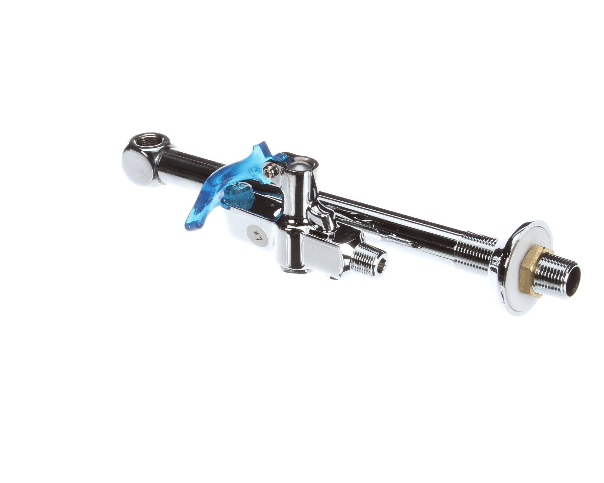 T&S Brass T&S Brass 5GF-8P Glass Filler with 8-Inch Deck Mount Pedestal and 1/2-Inch Npt Male Shank