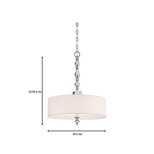 DESIGNERS FOUNTAIN DESIGNERS FOUNTAIN Evi 3 Light Pendant, Chrome, 89931-CH