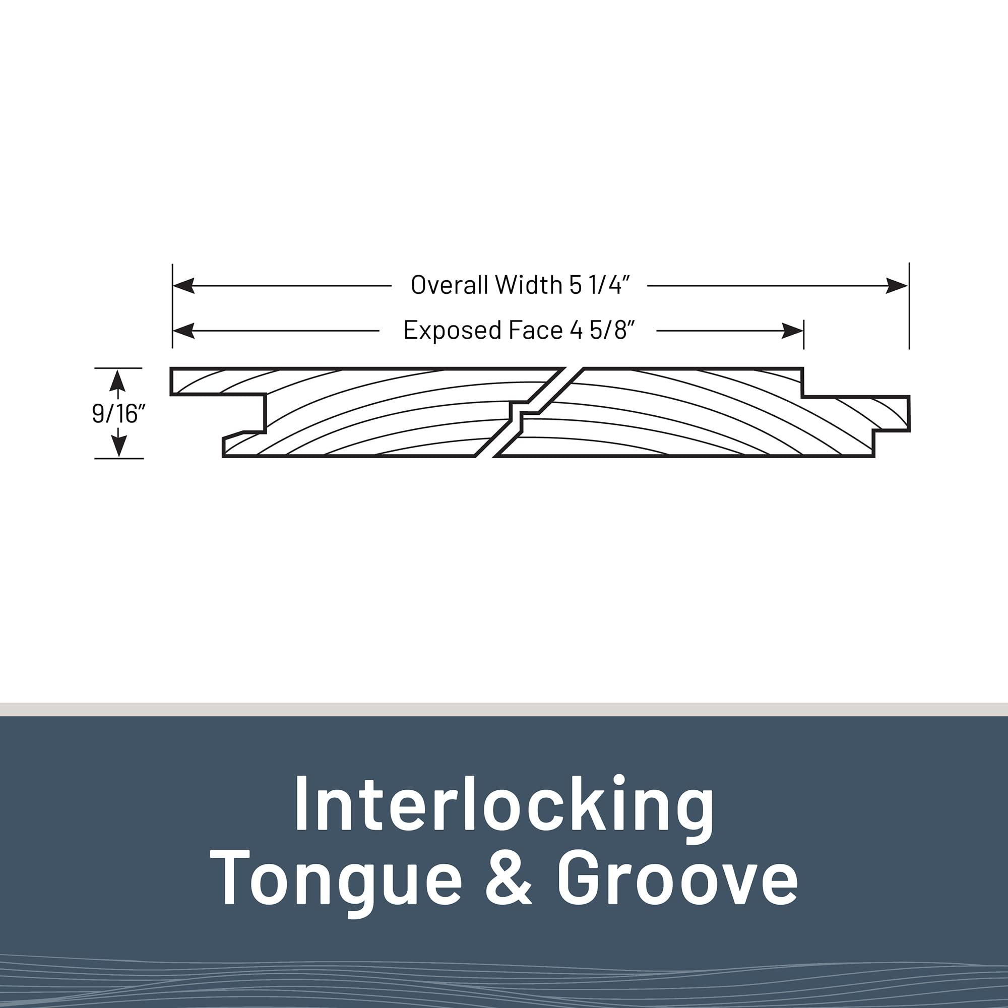 UFP-Edge UFP-Edge 1 in. x 6 in. x 6 ft. Timeless Smooth Nickel Gap Shiplap (Midnight Black) (6-Pack)