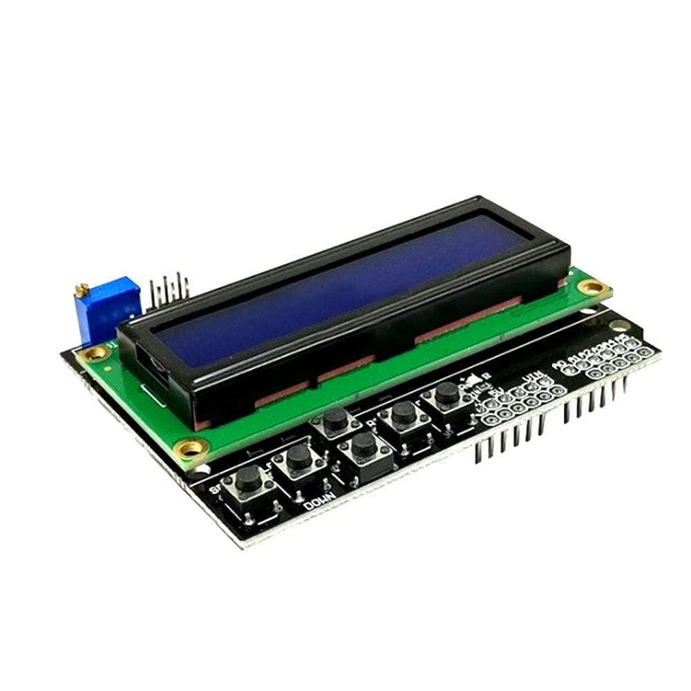 PartsNovar LCD Keypad Shield of The LCD1602 Character LCD Input and Output Expansion Board for arduino