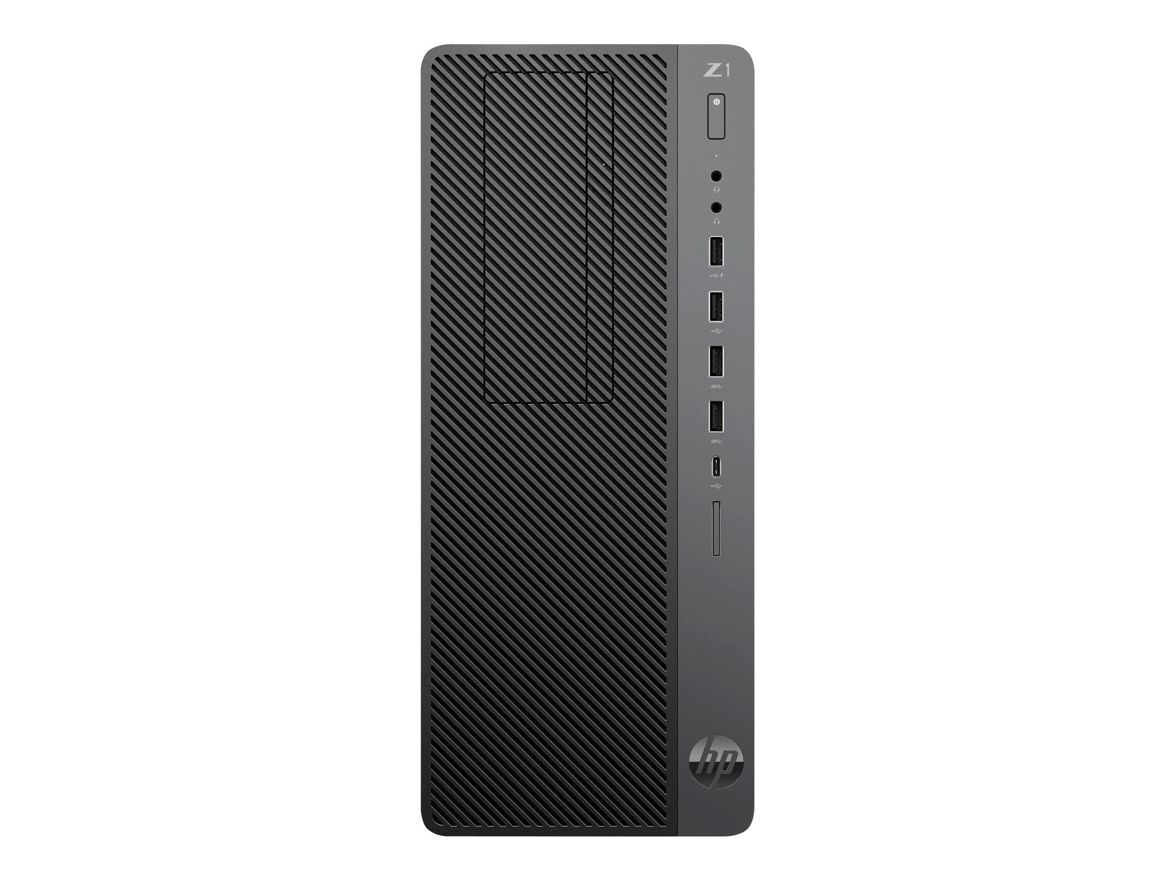HP HP Z1 Entry Tower G5 Workstation, Intel Eight Core 9th Gen i7 9700 3.0Ghz, 32GB DDR4 RAM, 1TB NVMe PCIe M.2 SSD, USB Type C, Windows 10 Pro (Renewed)
