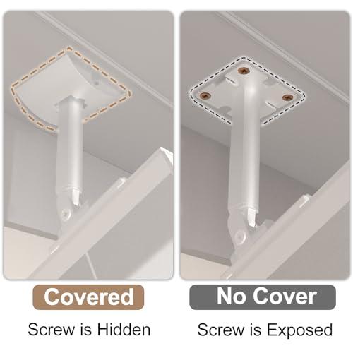 Dinghosen Speaker Wall&Ceiling Mount for Bose UB-20,UB-20 Series II Speaker Wall Mount Bracket for Bose Cube Speakers/Lifestyle/CineMate/Surround/SoundTouch/Acoustimass Home System Tilt&Swivel Adjustable(White)