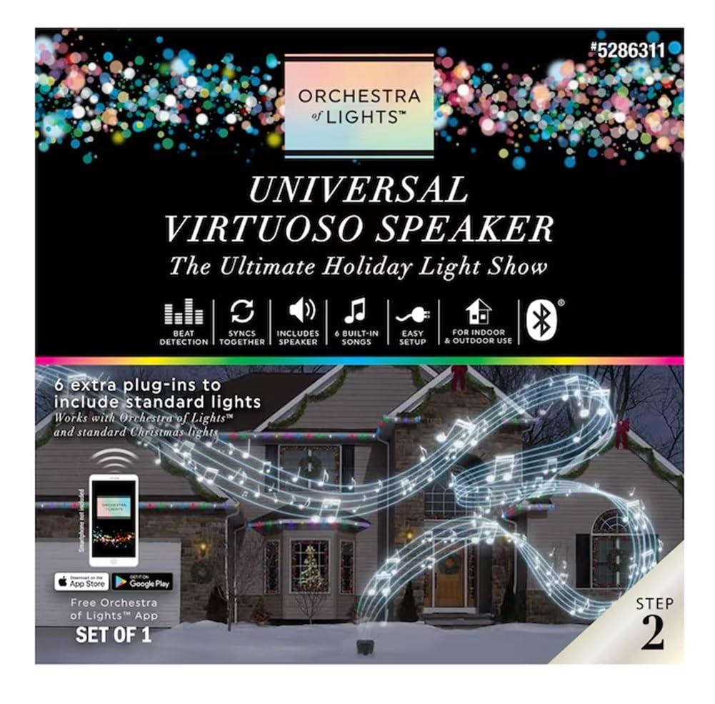 Gemmy Gemmy Orchestra of Lights Universal Virtuoso Speaker (Black)