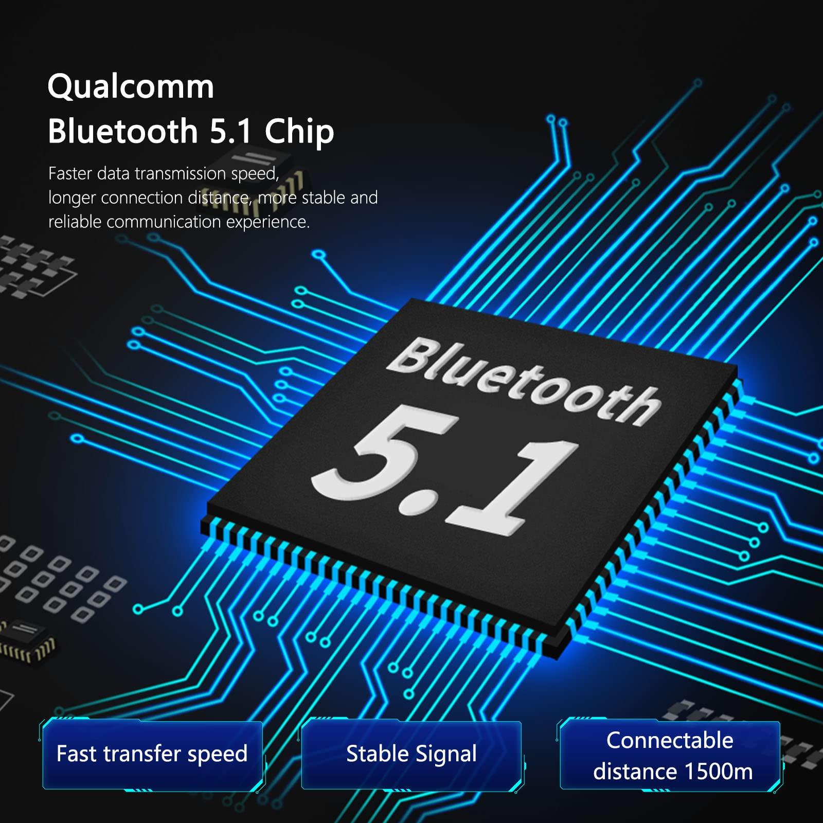 EJEAS EJEAS V4 Plus Helmet Communication System, Motorcycle Bluetooth V5.1 Headset 1500m Helmet Intercom with Noise Reduction/3D Sound/FM Radio/Hands-Free, Ideal for 2 to 4 Riders Group Talking (1PC)