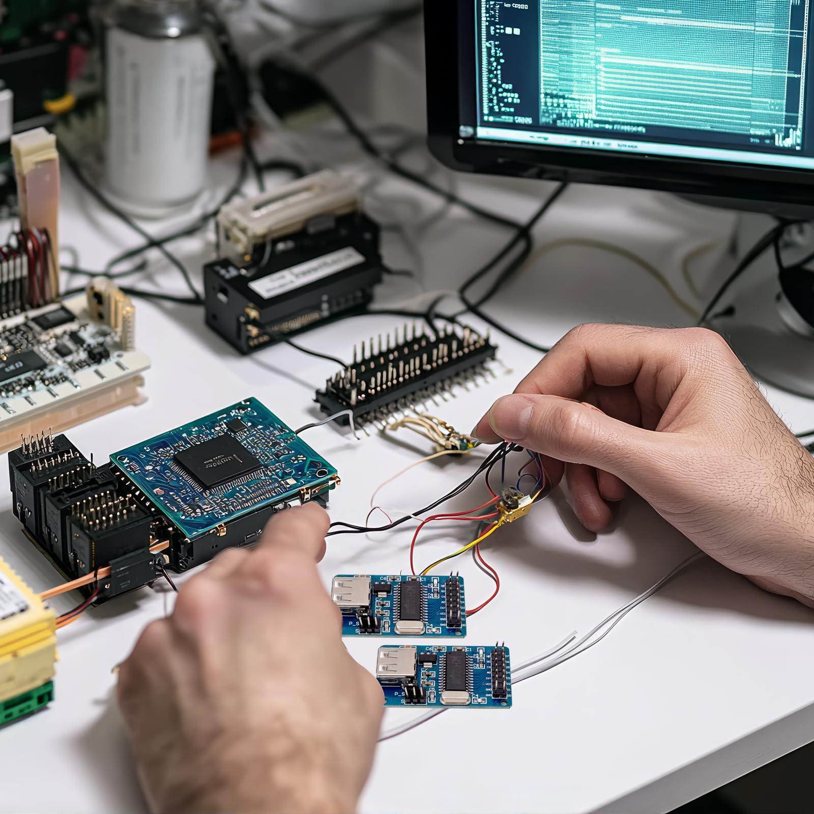 JIUWU CH375B U-Disk Read Write Module SPI Interface USB Stick for Arduino AVR CP09003 Reading and Writing Module