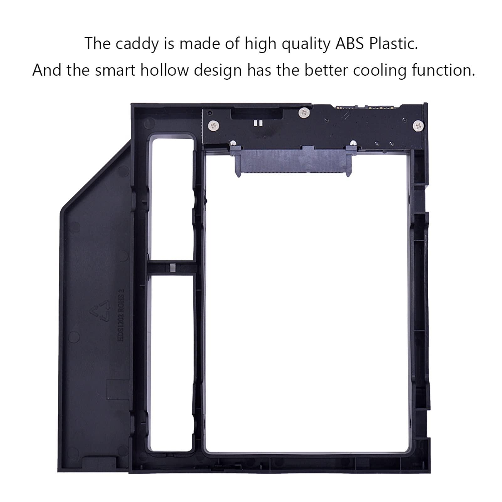 CZKE Original Package SATA 3.0 2nd HDD Caddy 12.7mm for 2.5" Hard Disk SSD Case Enclosure for Laptop CD-ROM DVD-ROM