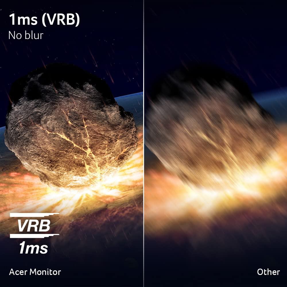 acer Acer SH242Y G0bih 23.8" IPS Full HD (1920 x 1080) Ultra-Thin Gaming Office Monitor | Adaptive-Sync Support (FreeSync Compatible) | Up to 120Hz Refresh | 1ms (VRB) | Adjustable Stand | HDMI & VGA Ports