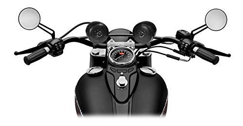 Rockville Rockville rocknride (2) RockNRide 3" Powered Bluetooth Metal Motorcycle Handlebar Speakers, Black