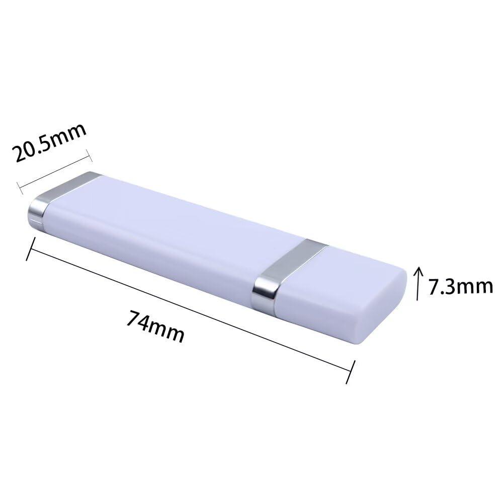 vellgo 50pcs 8GB Custom USB Flash Drive with Personalized Logo for Promotion, Customized USB Thumb Drive, Bespoke Bulk Zip Drive (10 color options)