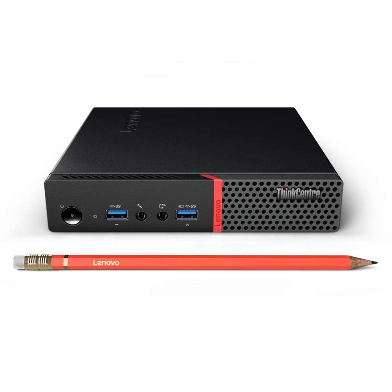 Lenovo Lenovo ThinkCentre M920Q Tiny Desktop Computer, Intel Core i7-8700T 2.4GHz up to 4.0GHz, 16GB DDR4 RAM, 512GB SSD, Keyboard and Mouse, HDMI, DP, Wi-Fi, Windows 10 Pro (Renewed), Black