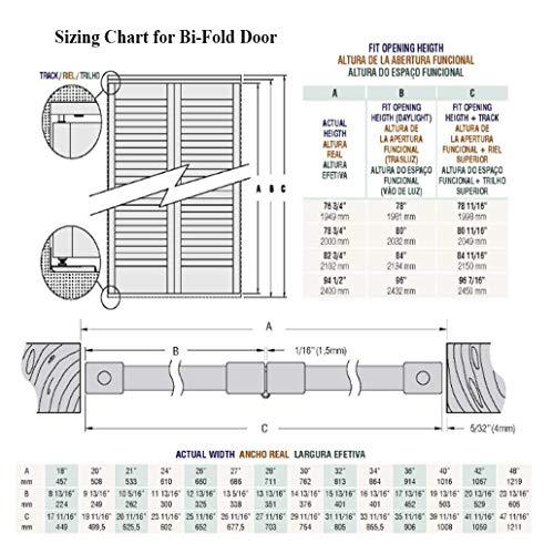 Kimberly Bay Closet Door, Bi-fold, Louver Panel Plantation (30x80)