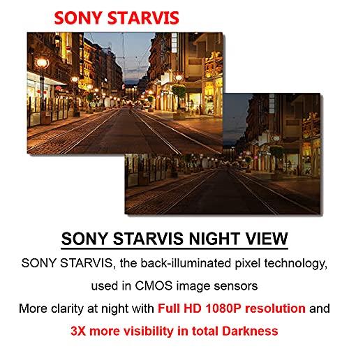 101 AV Inc 101AV Security Dome Camera 1080P 1920x1080 True Full-HD 4in1(TVI, AHD, CVI, CVBS) 3.6mm Fixed Lens 2.4 Megapixel STARVIS Image Sensor in/Outdoor Smart IR DWDR Surveillance Home Office (White)