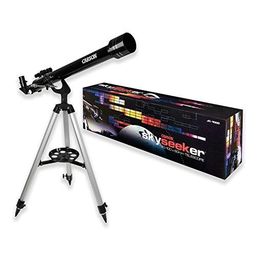 Carson Carson SkySeeker 40x-100x Refractor Beginner Telescope with Aluminum Tripod (JC-1000)