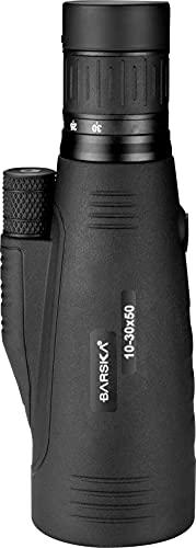 BARSKA BARSKA 10-30x50mm Blackhawk Precision Zoom Monocular for Bird Watching, Travel, Hunting, Boating, and Camping.