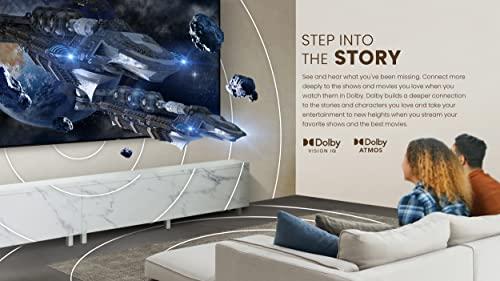 Hisense Hisense ULED 4K Premium 75U6H Quantum Dot QLED Series 75-Inch Smart Google TV, Dolby Vision Atmos, Voice Remote, Compatible with Alexa (2022 Model) Black