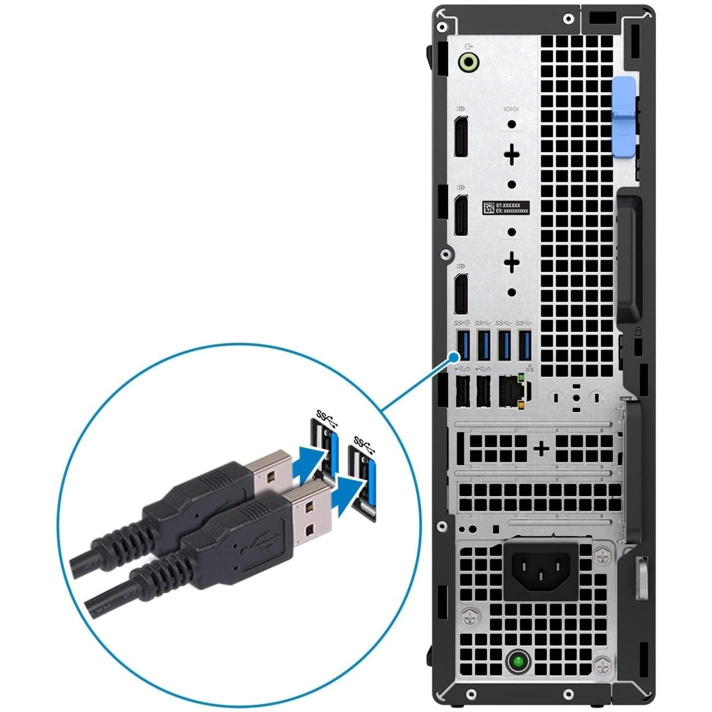 Dell Dell OptiPlex 7000 Desktop Computer - Intel Core i5 12th Gen i5-12500 Hexa-core (6 Core) 3 GHz - 16 GB RAM DDR4 SDRAM - 512 GB M.2 PCI Express NVMe 3.0 x4 SSD - Small Form Factor - Black