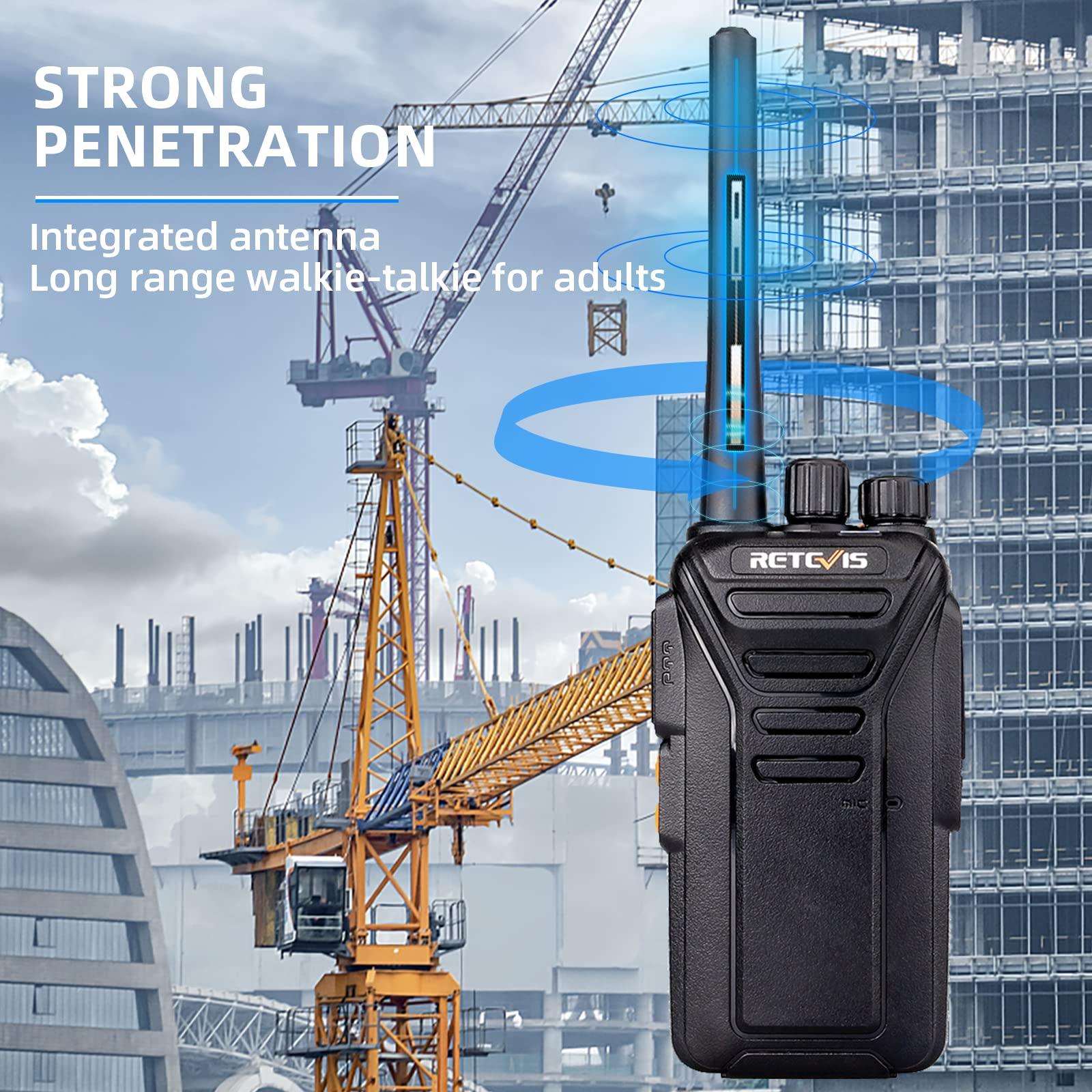 Retevis Retevis RT27 Walkie Talkies(6 Pack) Bundle with Six Way Charger(2 Pack), Heavy Duty Two Way Radios for Adults, VOX Hands Free, Local Alarm, Rugged 2 Way Radio with Six-Way Charger