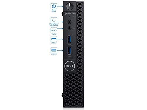 Dell Dell OptiPlex 3060 Tiny Computer Micro Tower PC, Intel Core i5-8500T Processor, 16GB DDR4 Ram, 512GB NVMe SSD, Display Port, HDMI, Wi-Fi, Wireless Keyboard & Mouse, Windows 10 Pro (Renewed)