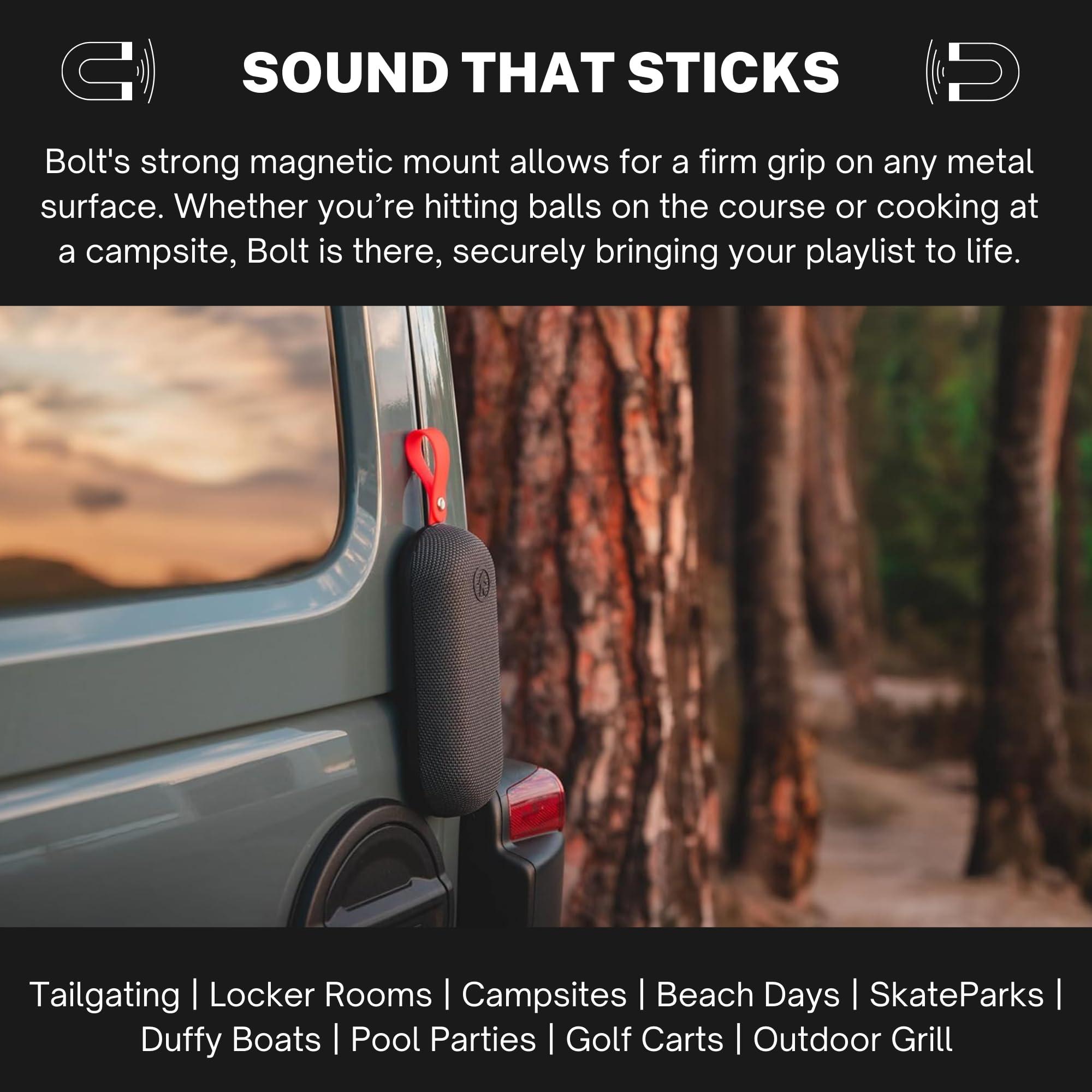 Outdoor Tech Outdoor Tech - Bolt Wireless Bluetooth Speaker Portable Wireless Speaker with Magnetic Grip and IPX6 Waterproof Protection