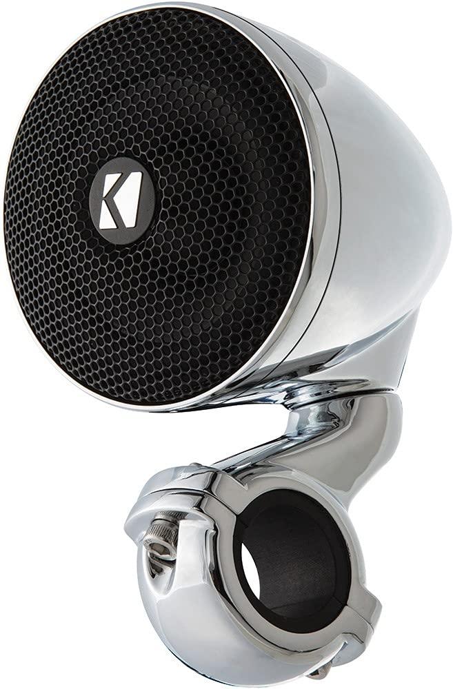 KICKER Kicker 47PSM32 PSM 3\" Powersports Weather Proof Enclosed Mini System; Chrome; 2-Ohm