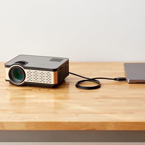 Amazon Basics Amazon Basics DisplayPort (Source) to HDMI (Display) Cable, Uni-Directional, 3 Foot, Black