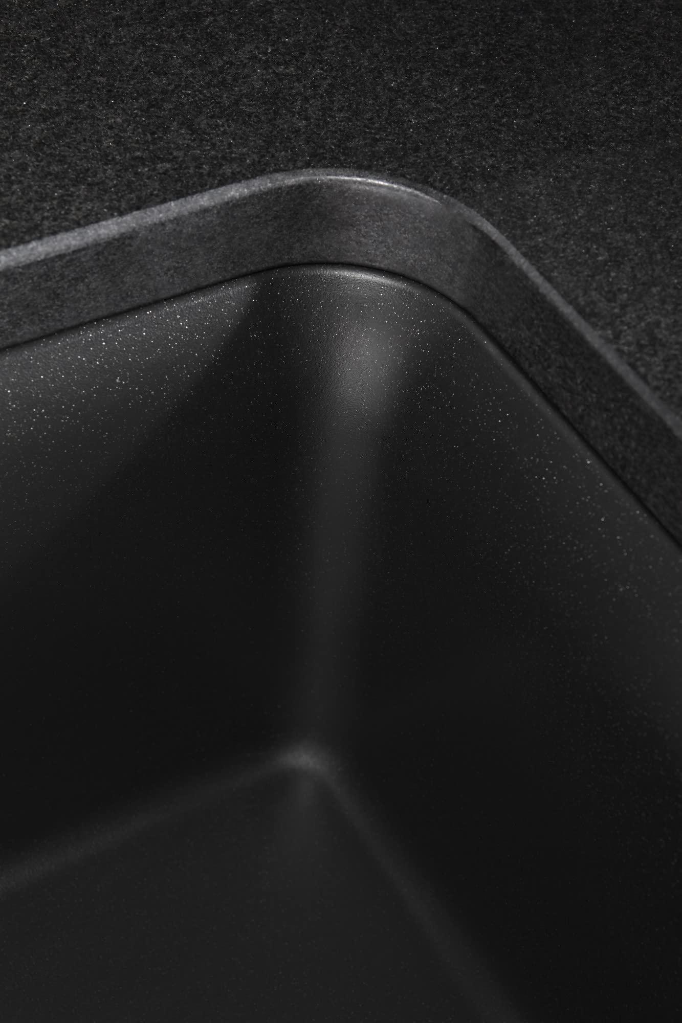 Kohler KOHLER K-8204-CM1 Cairn Sink, 33\" Neoroc Composite Undermount Double-Bowl Kitchen Sink, Composite Kitchen Sink with Sink Rack, Matte Black