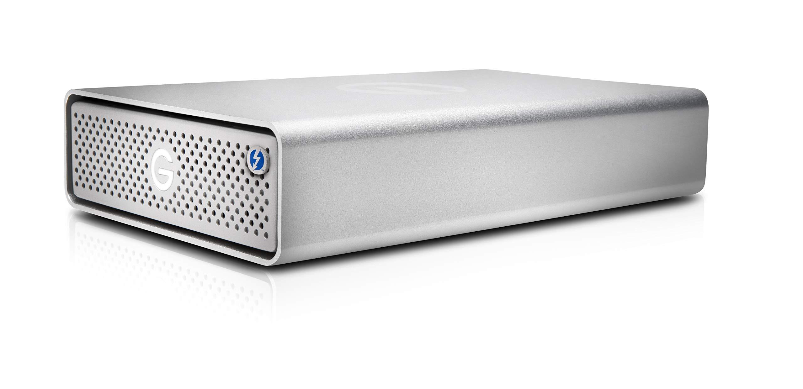 G-Technology G-Technology 14TB G-DRIVE with Thunderbolt 3 and USB-C Desktop External Hard Drive, Silver - 0G10427-1