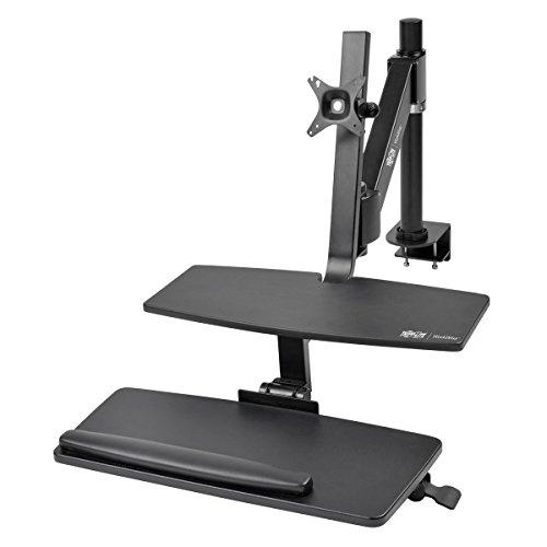 Tripp Lite Tripp Lite Sit Stand Desktop Workstation, Adjustable Standing Desk with Clamp