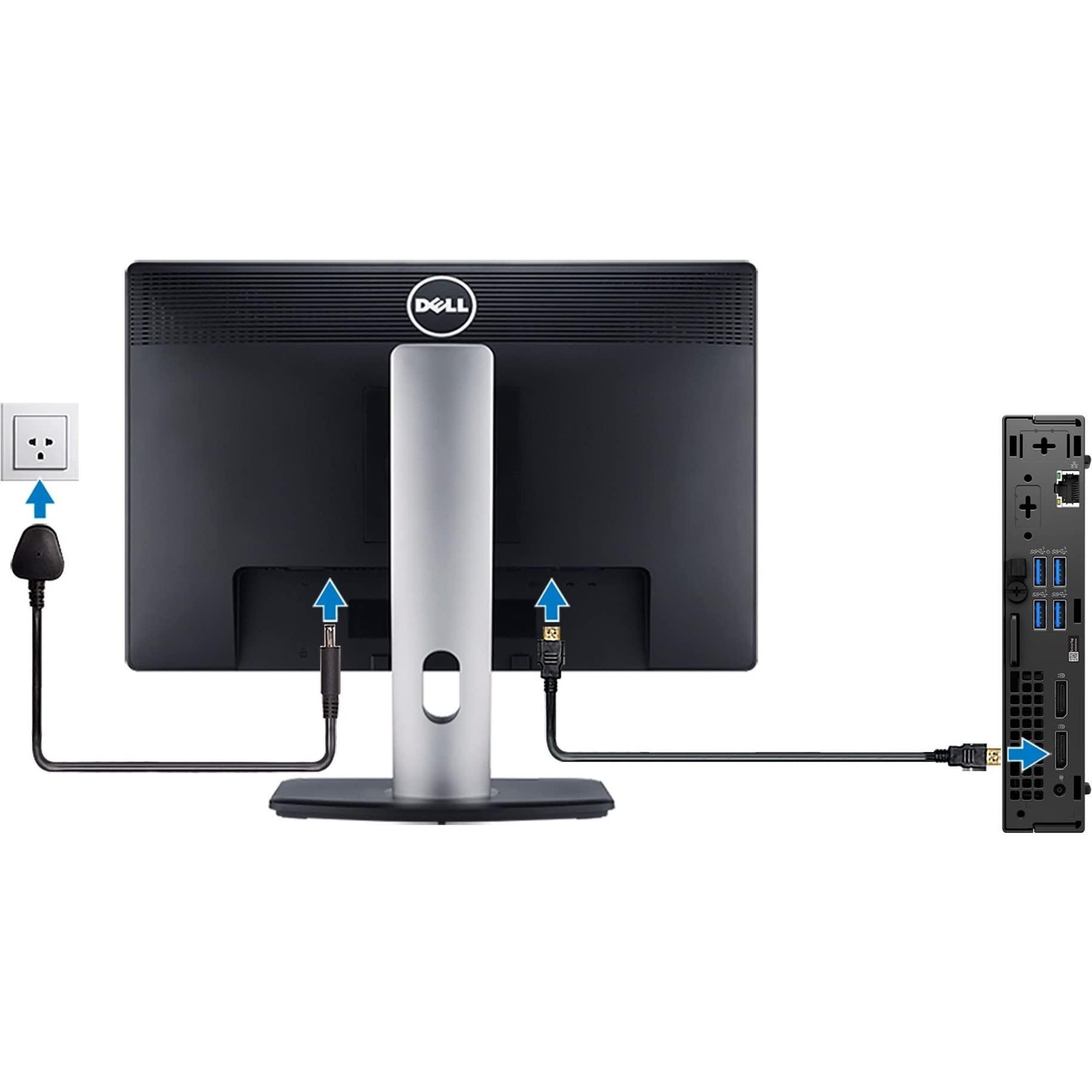 Dell Dell OptiPlex 5000 Desktop Computer - Intel Core i5 12th Gen i5-12500T Hexa-core (6 Core) 2 GHz - 8 GB RAM DDR4 SDRAM - 256 GB M.2 PCI Express NVMe 3.0 x4 SSD - Micro PC - Black (Renewed)