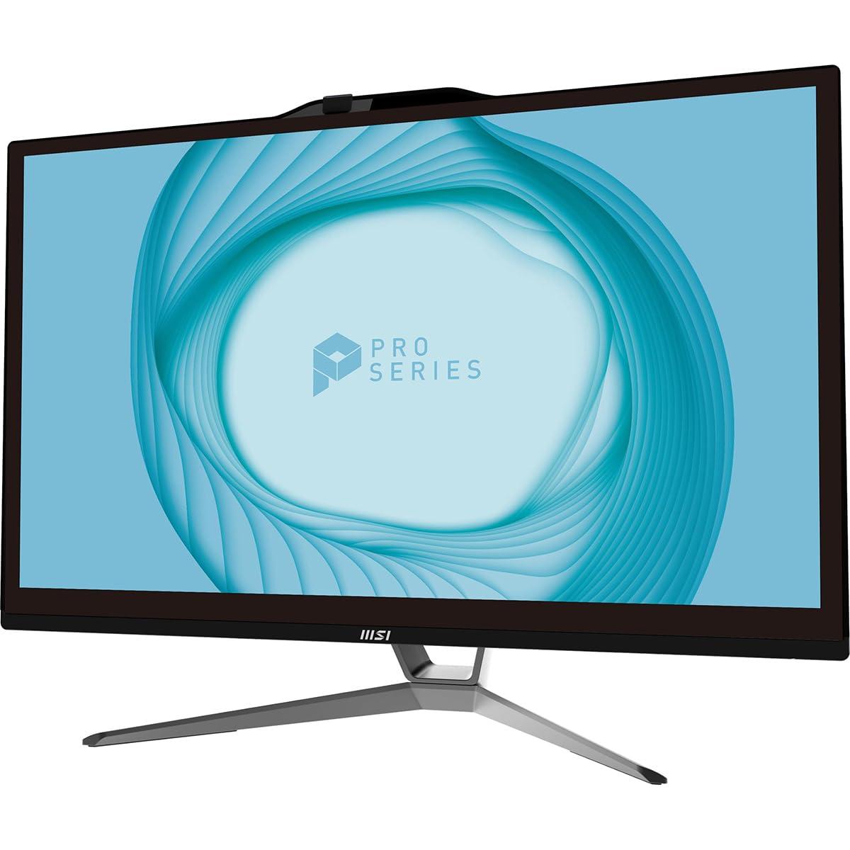 MSI MSI PRO AP222T All-in-One Desktop: Intel Core i3-13100, 8GB DDR4 2666MHz, 512GB NVMe SSD, Anti-Flicker, Less Blue Light, BT 5.0, Windows 11 Pro: 13M-004US