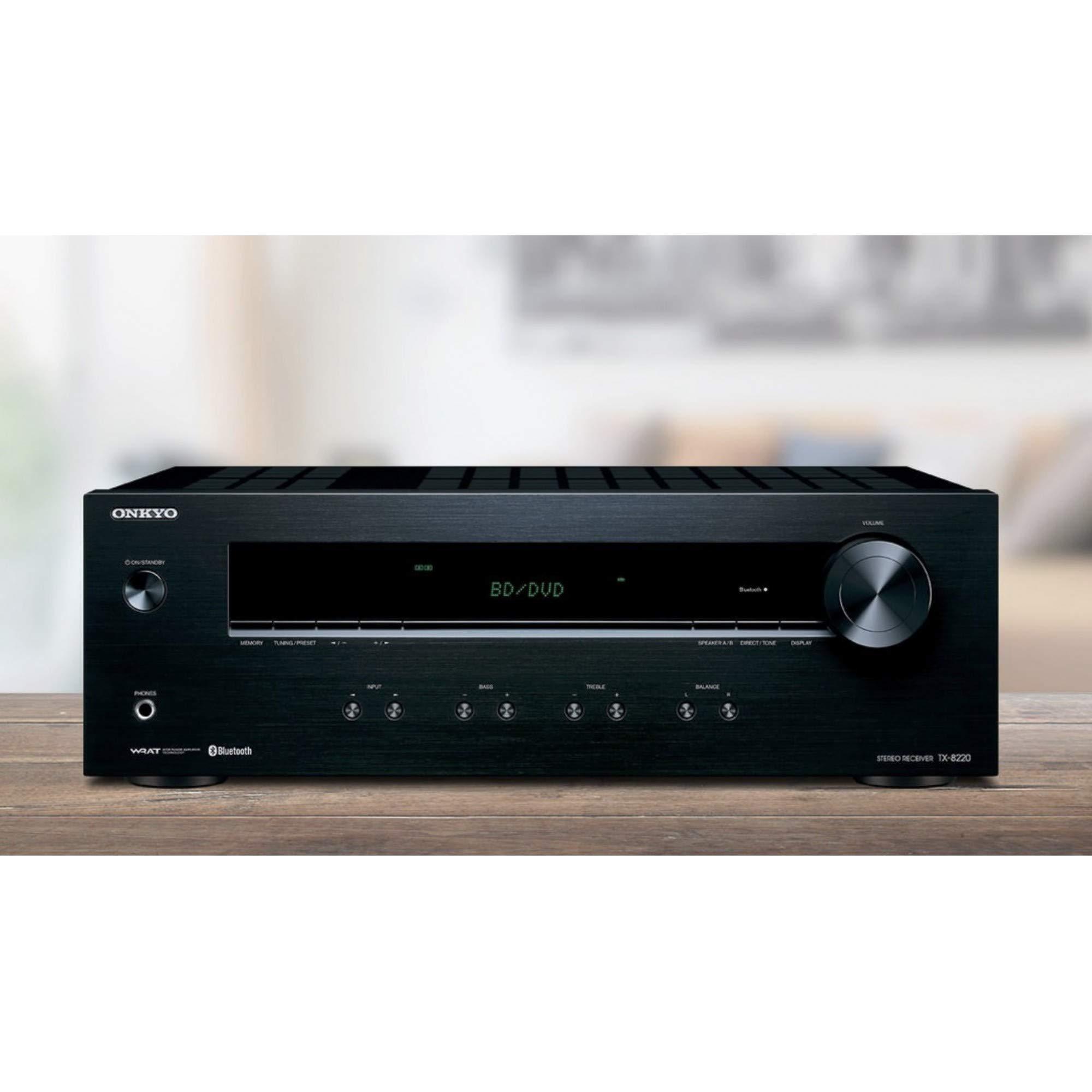 Onkyo Onkyo TX-8220 2 Home Audio Channel Stereo Receiver with Bluetooth,black