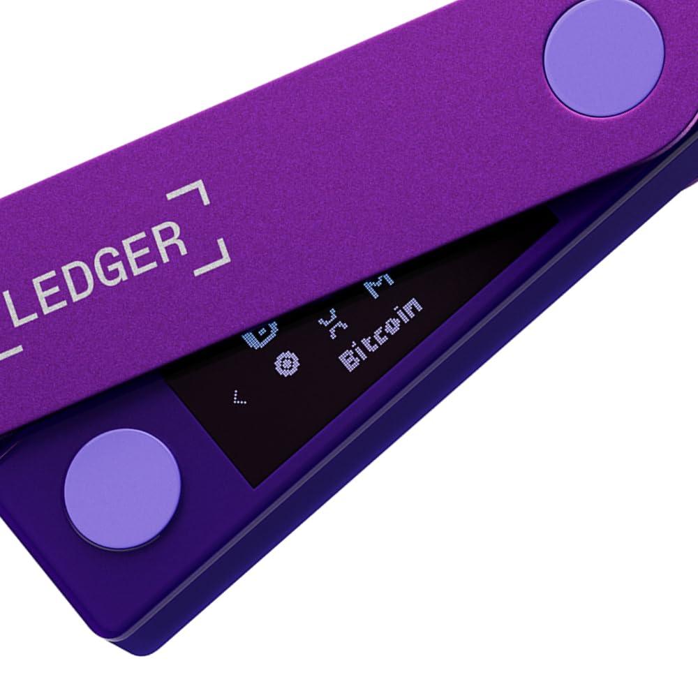 Ledger Ledger Nano X (Amethyst Purple) - Secure and Manage Your Crypto & NFTs on-The-go with Our Bluetooth-Enabled Hardware Wallet