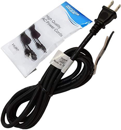 HQRP HQRP AC Power Cord Compatible with Makita 9046 9910 9911 9207SPC 9217SPC 9218PB GV7000C Sander Polisher Mains Cable Repair, 8ft 18-AWG