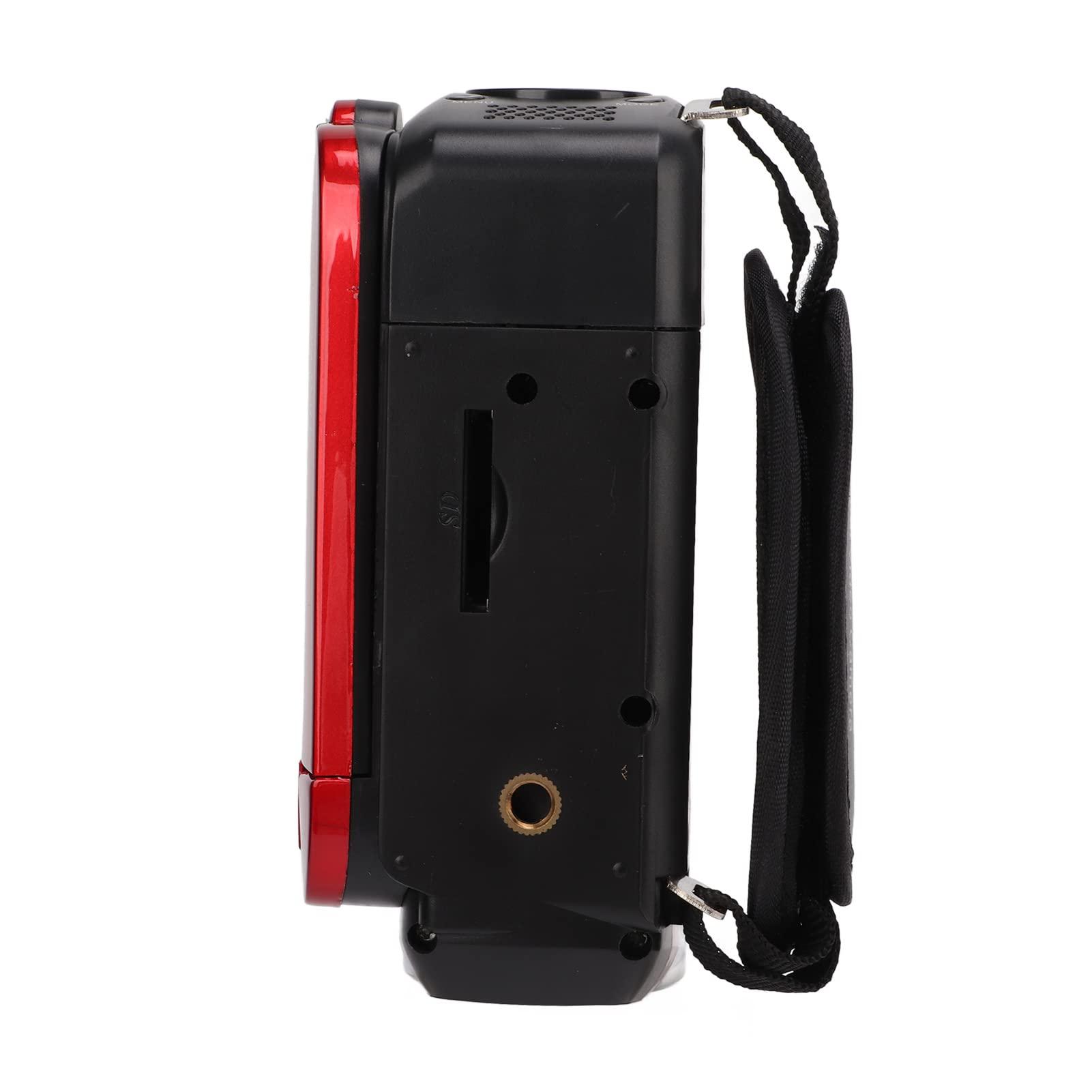 plplaaoo plplaaoo 4k Camcorder,Podcast Camera,4k Video Camera Camcorder Handheld Full Hd 48mp Recorder with 270 Rotatable 2.7 LCD,16x Digital Zoom,USB Connectivity & Flash - for Travel & Vlogging (Red)