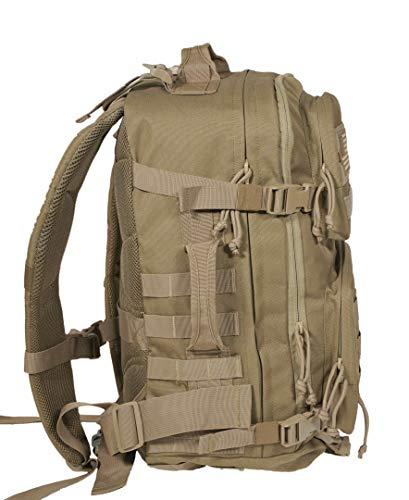 Rockland Rockland Military Tactical Laptop Backpack, Tan, Large