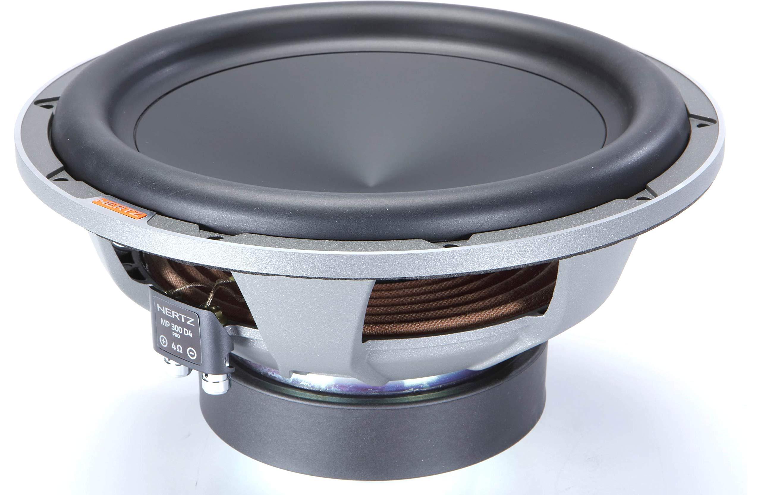 HERTZ HERTZ MP 300 D4.3 Mille Pro 12\" 1200W Sub Dual 4 Ohm Subwoofer Bass Speaker